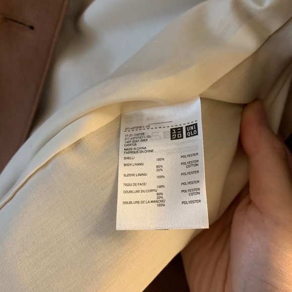 Uniqlo x Lemaire (UU) Blazer size Small - Picture 9 of 9